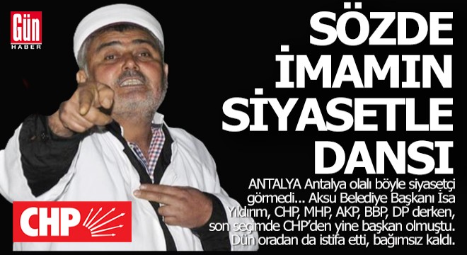 'Fırıldak Kubi'yi sollayan Antalyalı başkan...