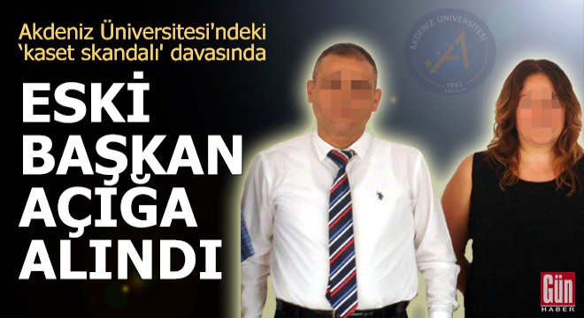 'Kaset skandalı' davasında eski başkan açığa alındı