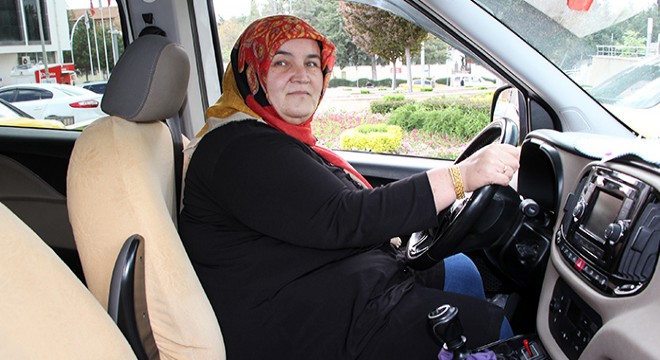 'Şoför Sebahat', 10 yıldır direksiyon başında