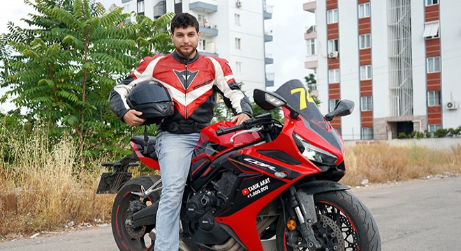 'Yürüyemez' dediler, o motosikletine Antalya'da yeniden kavuştu