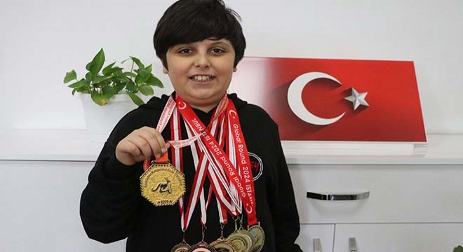10 yaşındaki Selahattin, matematikte dünya birincisi oldu