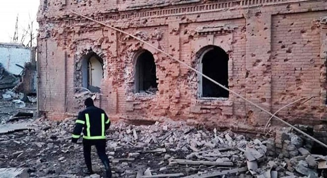 1887’de yapılan itfaiye binası, bombardımanında tahrip oldu