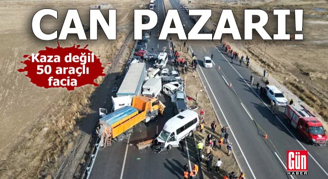 2 ayrı zincirleme kaza; 1 ölü, 51 yaralı