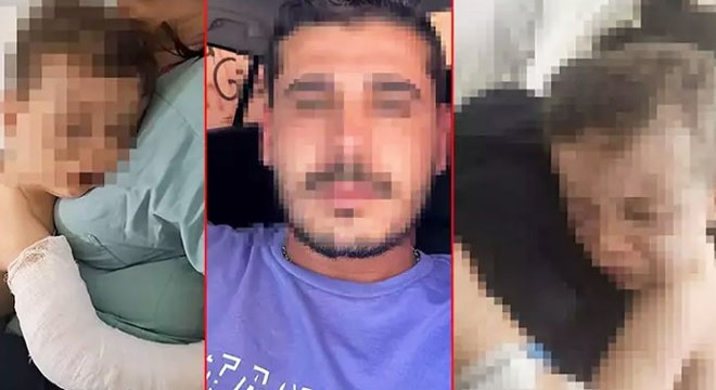 2 yaşındaki çocuğa vahşeti yaşattı