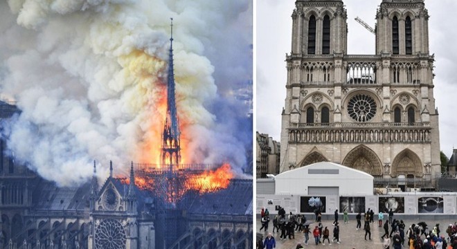2019'da yanmıştı: Tarihi katedral yıl sonunda açılıyor