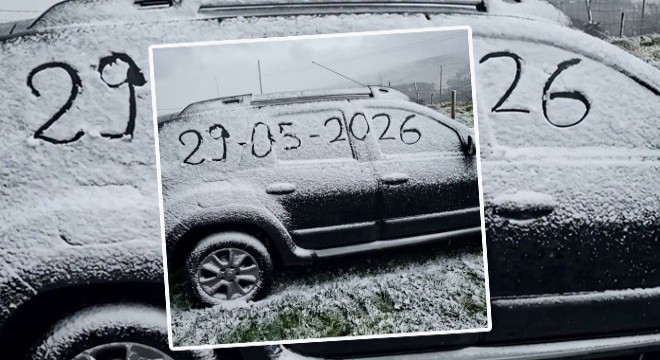 29 Mayıs'ta yaylada kar