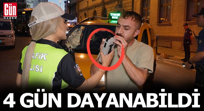 4 gün dayanabildi