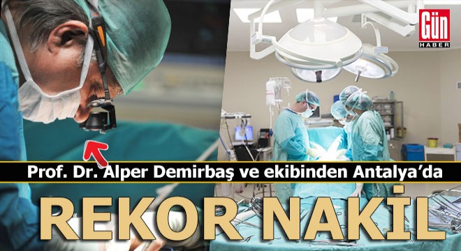6 günde 12 böbrek, 6 karaciğer nakli