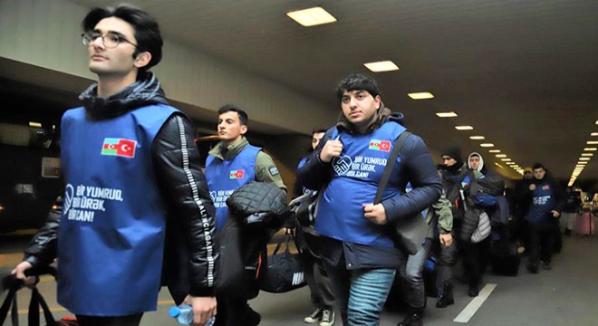 747 kurtarıcıyla sahada bulunan Azerbaycan’dan yeni ekip