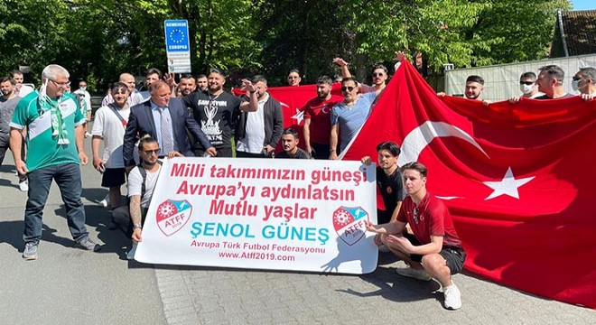 A Milli Takım, Almanya'ya ulaştı