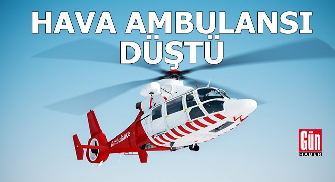 ABD'de hava ambulansı düştü: 3 ölü