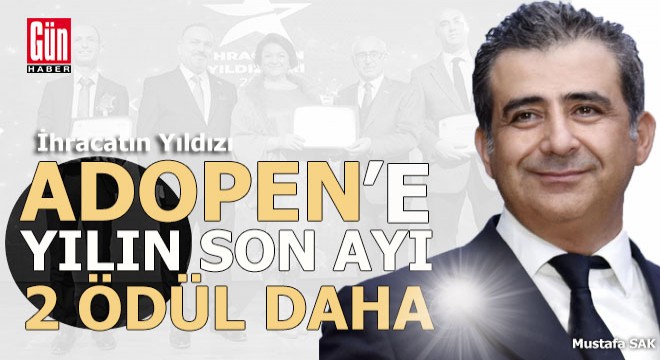 ADOPEN’e yılın son ayı 2 ödül daha