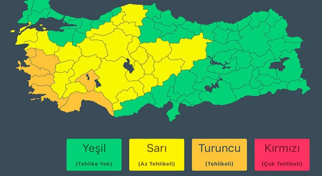 AFAD'dan sağanak ve fırtına uyarısı