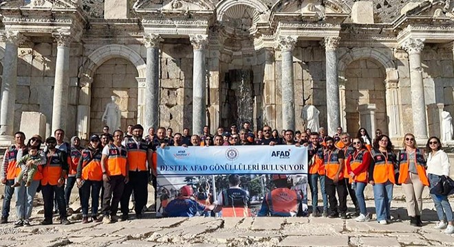 AFAD gönüllüleri Ağlasun'da buluştu