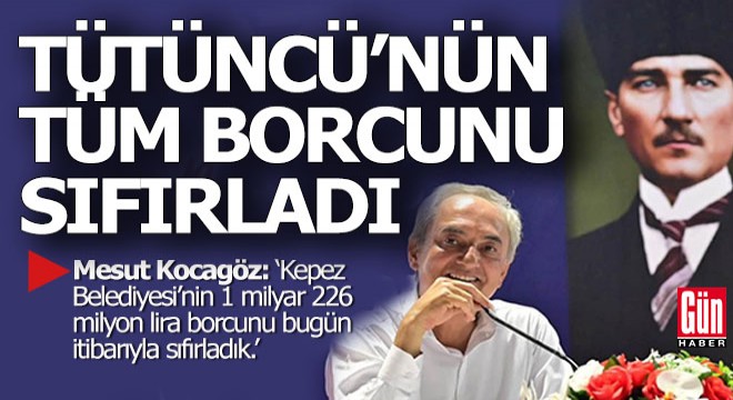 AKP'li Hakan Tütüncü'nün bıraktığı borçlar sıfırlandı
