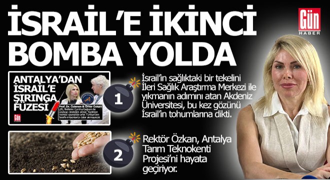 Akdeniz Üniversitesi Rektörü Özkan'dan İsrail'e ikinci bomba...