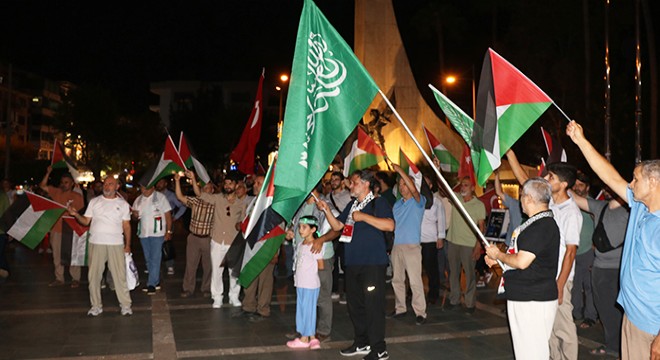 Alanya'da İsrail protestosu