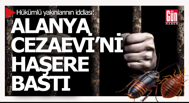 Alanya'da hükümlüler tahtakurusu ile boğuşuyor