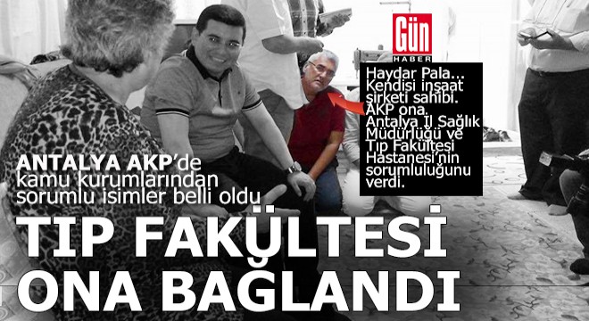 Antalya AKP'de hangi kurum kime bağlandı?