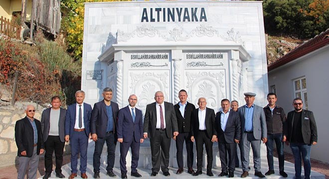 Antalya Altınyaka Mahallesi'ne yaptırılan çeşme açıldı