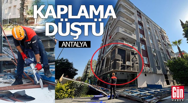 Antalya Burhanettin Onat Caddesi'nde faciaya kıl payı