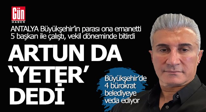 Antalya Büyükşehir'de yaprak dökümü