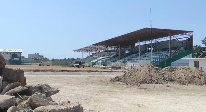 Antalya İsmail Ogan Stadyumu'nda tadilat başladı