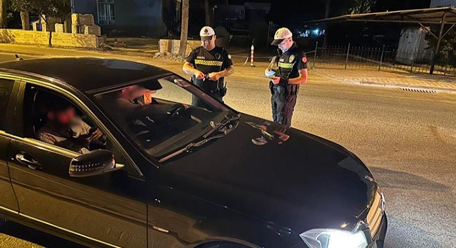 Antalya Kemer'de trafik denetimi