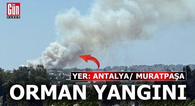 Antalya Muratpaşa'da orman yangını