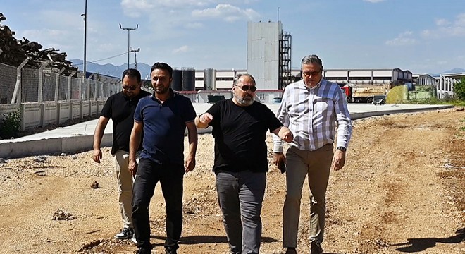 Antalya OSB Başkanı Gönen, devam eden yatırımları yerinde inceledi