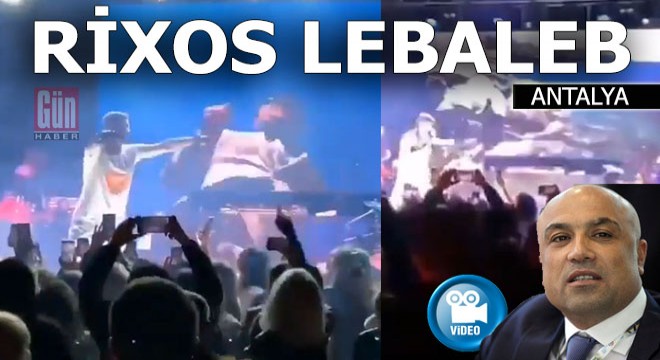 Antalya Rixos'ta virüse rağmen eğlence tam gaz...