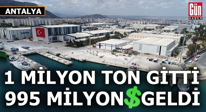 Antalya Serbest Bölge'de tarihi rekor