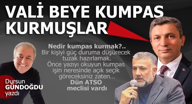 Antalya Valisi Hulusi Şahin'e kumpas kurmuşlar