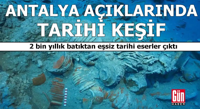 Antalya açıklarında tarihi keşif