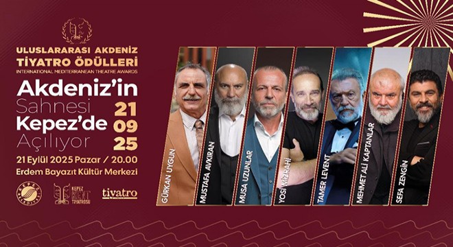 Antalya'da Akdeniz Tiyatro Ödülleri Töreni’ne yıldız yağmuru