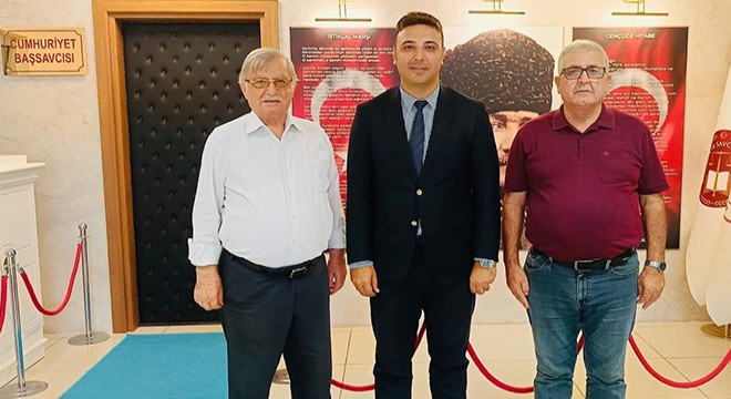 Antalya'da Başsavcı Korkmaz'ı ziyaret ettiler