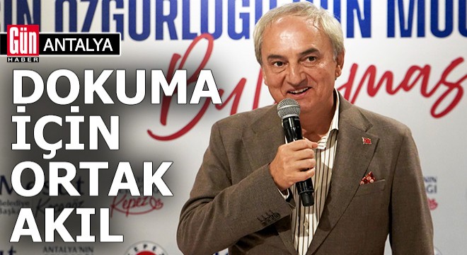 Antalya'da Dokuma için ortak akıl