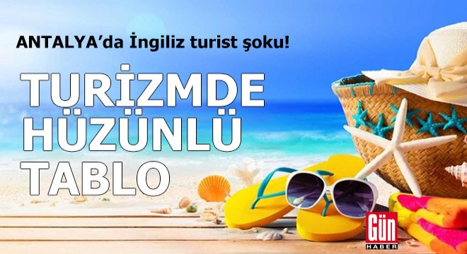 Antalya'da İngiliz turist şoku!