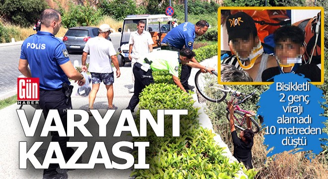Antalya'da Konyaaltı Varyantı'nda bisiklet kazası
