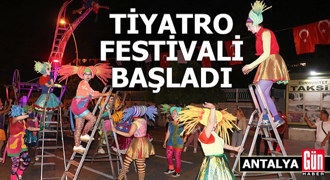 Antalya'da Uluslararası Tiyatro Festivali başladı
