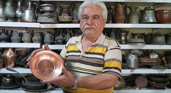 Antalya'da bakır ustası: Doğru kullanılırsa şifa kaynağıdır