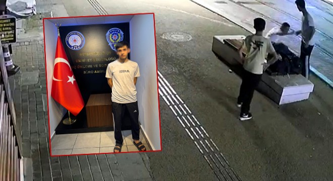 Antalya'da bankta oturan kişiyi dövüp, parasını gasbetti