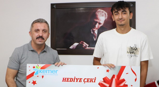 Antalya'da öğrenciler Kaymakam Solmaz'ı ziyaret etti