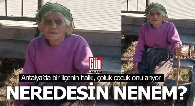 Antalya'da bir ilçe halkı çoluk çocuk onu arıyor