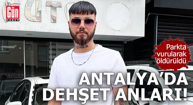 Antalya'da dehşet anları!