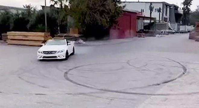 Antalya'da drift yapan ve ters yönden gelen sürücülere ceza