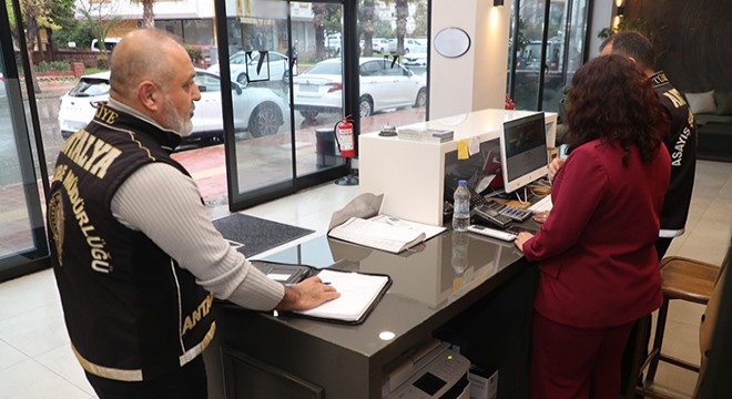 Antalya'da günübirlik konaklama yerlerine denetim