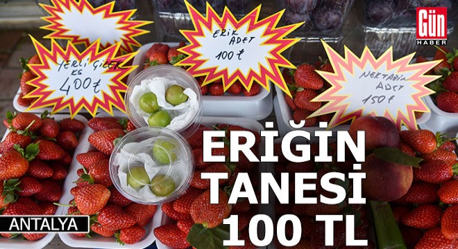 Antalya'da ithal meyve tezgahı can yakıyor