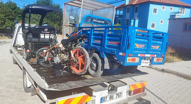 Antalya'da jandarmadan motosiklet denetimi