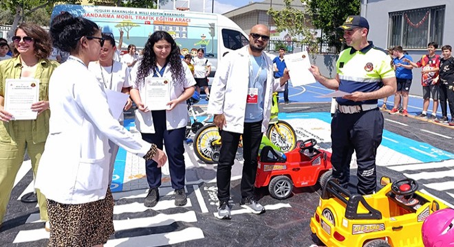 Antalya'da jandarmadan uygulamalı ders
